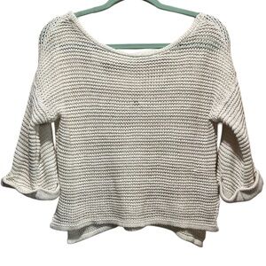 Roxy Women's Cream‎ Lightweight Sweater Size M
